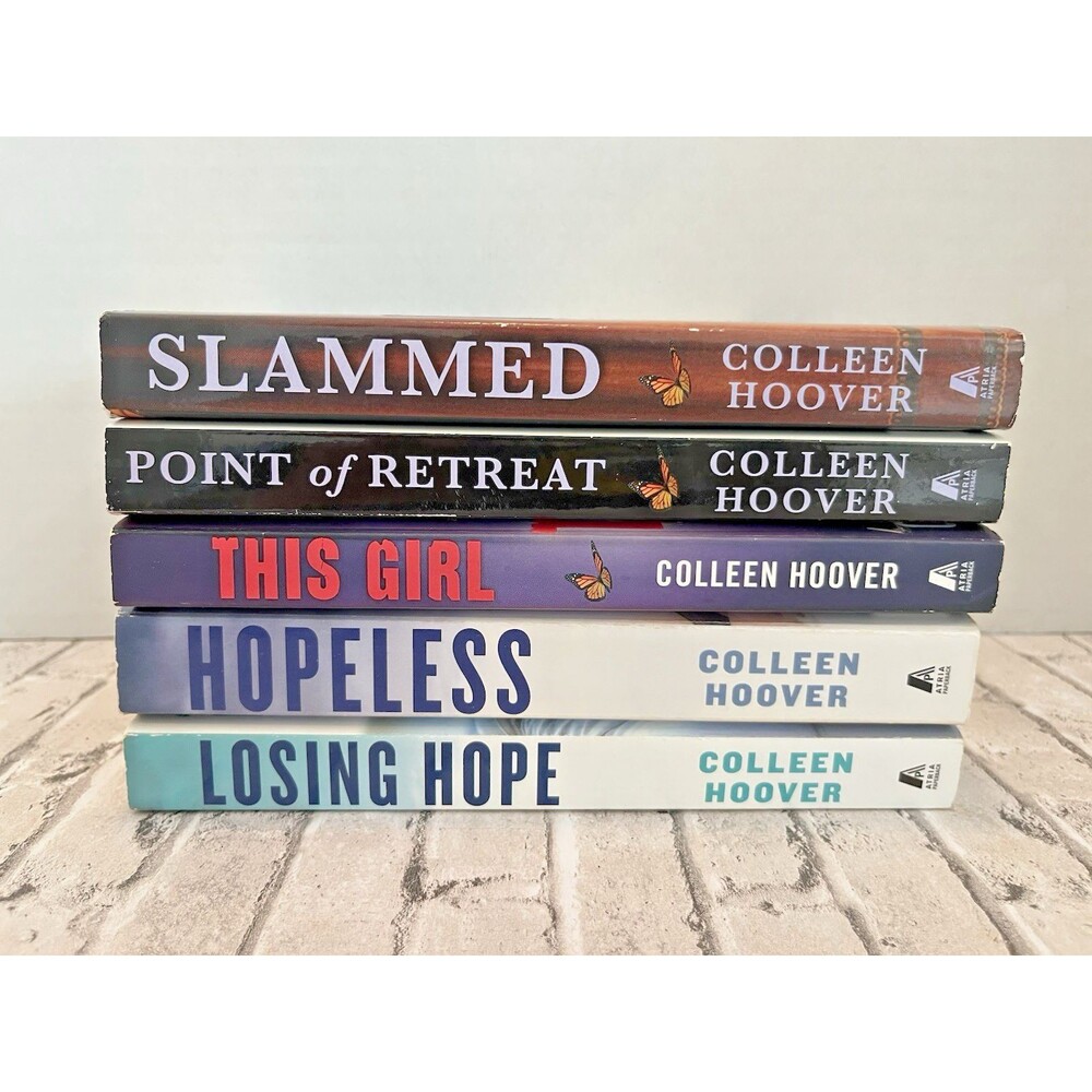 Colleen Hoover 5-Book Paperback Set – Slammed, Hopeless & More | Romance Bundle